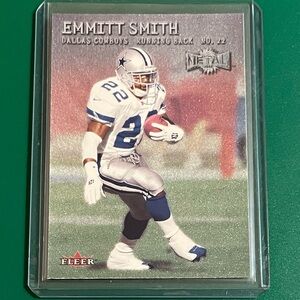 Emmitt Smith #109 2000 Fleer Metal Football Trading Card